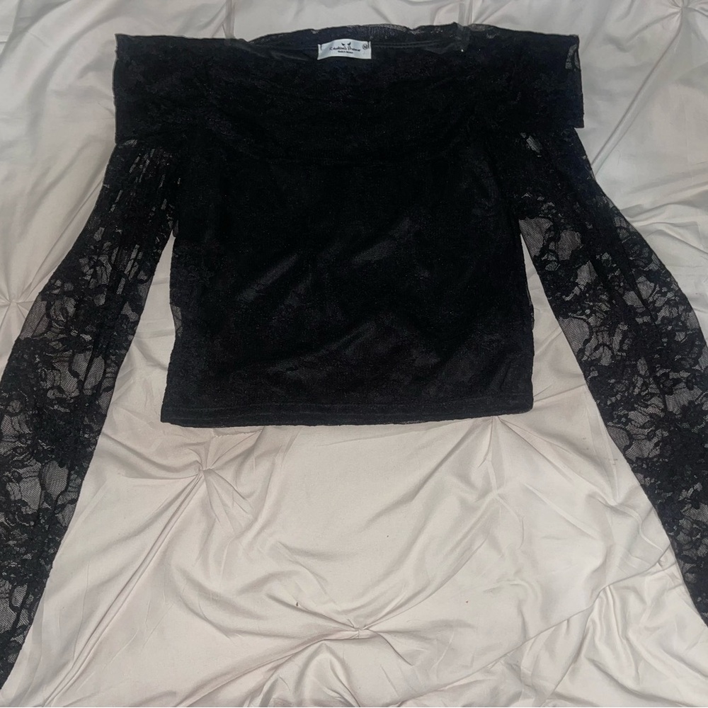 A.L.C. Black Blouse Elegant Top